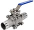 Кран шаровой DN.ru 304-304-PTFE-W-H LONG Ду125 Ру16 3-составной, под приварку, рукоятка D160-60710 1