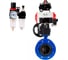 Затвор дисковый DN.ru GGG40-304-EPDM-2W-F-H Ду125 Ру16 пневмопривод DA-130, пневмораспределитель 24VDC, БКВ LSB-410, дублером HDM-3, БПВ D050-56760 1