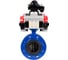 Затвор дисковый DN.ru GGG40-304-EPDM-2W-F-H Ду200 Ру16 пневмопривод SA-210, пневмораспределитель (2EM) 220VAC, БКВ LSB-210 D050-56156 1