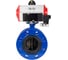 Затвор дисковый DN.ru GGG40-304-EPDM-2W-F-H Ду50 Ру16 пневмопривод DA-105, пневмораспределитель 220VAC D050-56045 1