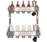 Коллекторный блок RVC ТП нержавеющая сталь, 1 (DN25)4 x 3/4 (евроконус), с расходомерами 18801 1