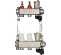 Коллекторный блок RVC ТП нержавеющая сталь, 1 (DN25)2 x 3/4 (евроконус), с расходомерами 18799