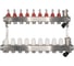 Коллекторный блок RVC ТП нержавеющая сталь, 1 (DN25)9 x 3/4 (евроконус), с расходомерами 18806 1