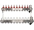 Коллекторный блок RVC ТП нержавеющая сталь, 1 (DN25)10 x 3/4 (евроконус), с расходомерами 18807 1