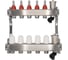 Коллекторный блок RVC ТП нержавеющая сталь, 1 (DN25)5 x 3/4 (евроконус), с расходомерами 18802 1