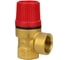 Клапан предохранительный DN.ru 617-617-EPDM-T Ду15 Ру10 Рср1.5 (фикс.) корпус и запорный орган латунь CW617N, резьбовой D120-02218 1