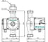 Насос циркуляционный SHINHOO BASIC S 25-4S N 230V 180мм 71212004 2