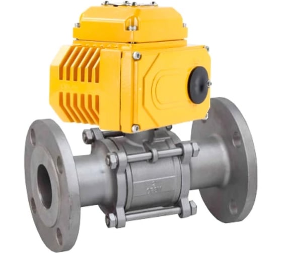 Кран шаровой DN.ru КШФПТ 316.180 Ду100 Ру16 электропривод 015 220В D160-71990 1