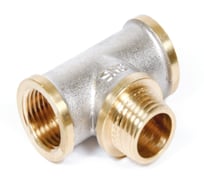 Тройник SMT ВР-НР-ВР 1 (ник-жел), 766NY6610