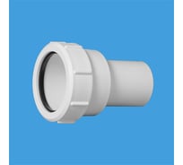 Переходник трубный McAlpine компресс. Дн=40ммхДу=50мм цвет-белый 40X50-WH