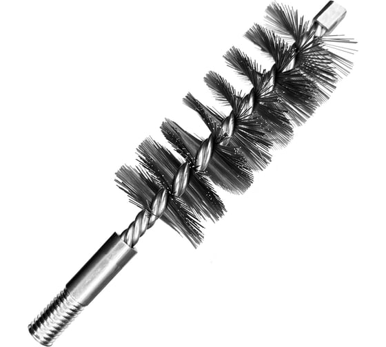 Щетка (ёрш) стальная для чистки труб GRAFF 90мм, М12 115090 1