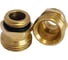 Ниппель переходной под евроконус АПОГЕЙ латунный G1/2''НР-G3/4''ЕК с резиновым кольцом (2 шт.) 311003 1
