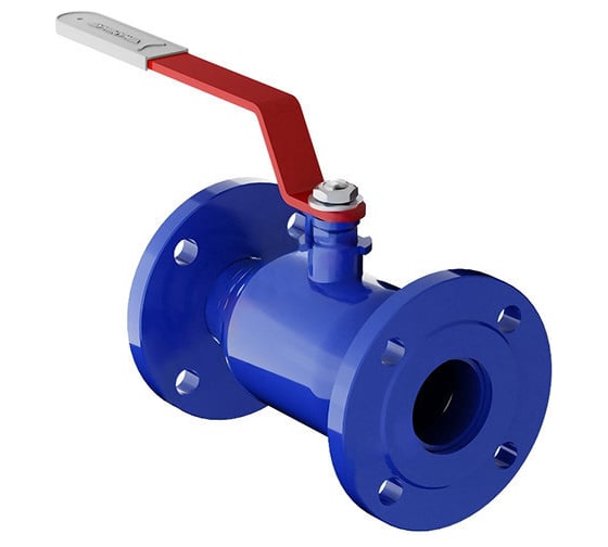 Кран шаровой Маршал цельносварной фланцевый ЦФ.00.1 DN100 PN16 00-00000027 1