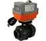 Кран шаровой Архимед пластик DN40 под вклейку EPDM+PTFE для слабых кислот с электроприводом 24/ACDC AP30002*2-050.24/ACDC 2