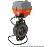 Затвор дисковый пластик Архимед DN 125, уплотнение EPDM-для воды с электроприводом 220АС AP30000*4-140.220/50