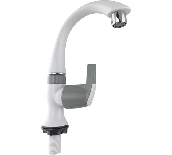 Кран на одну воду BRIMIX металлокерамика, серый, из высокопрочного пластика АБС 608 1