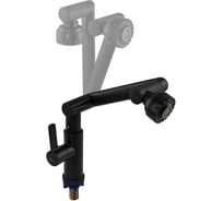 Кран на одну воду BRIMIX для кухонной мойки и раковины, металлокерамика, из высокопрочного пластика АБС, поворотный излив и аэратор, цвет ЧЕРНЫЙ 6618