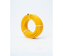 Гофрированная труба KOFULSO нержавеющая сталь, отоженная, с полиэтиленовым покрытием 20ПМ желтая (бухта 5м) 20ПМ/5 (ж)