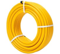 Гофрированная труба KOFULSO нержавеющая сталь, отоженная, с полиэтиленовым покрытием 25ПМ белая (бухта 20м) 25ПМ/20 (б)