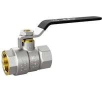 Кран шаровой латунный LD Pride 47.40.В-В.Р Ду 40, Ру 25, рычаг стальной с биркой LD 47.113.2.40.M02