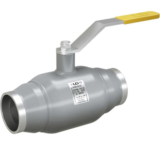 Кран шаровый полнопроходной LD КШЦП из стали 20, Ду10, Ру4.0 МПа 12200100402MULD000000000 1