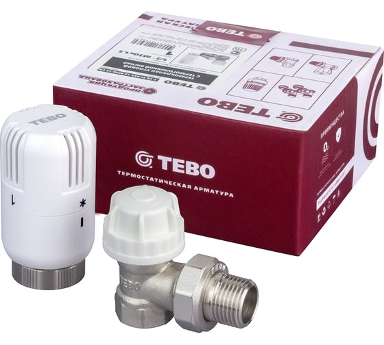 Угловой с термоголовкой TEBO М30х1,5 ВН/НАР 1/2 (1/18) T-TA.ТГ.952.12.М30-15.CN 1