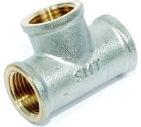 Тройник SMT ВР 1", никель - желтый 700NY6610