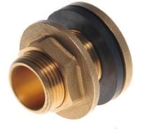 Штуцер с контргайкой SMT 1", латунь, врезка в бак SMT680H6610