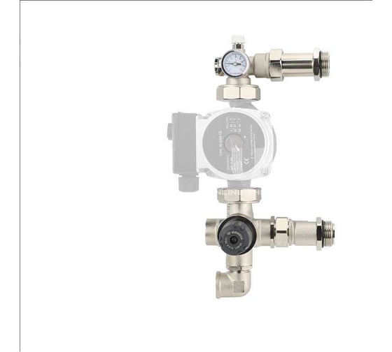 Насосно-смесительный узел Varmega Varmix 4TMV с 4-х ходовым термосмесительным клапаном без насоса VM15001 1