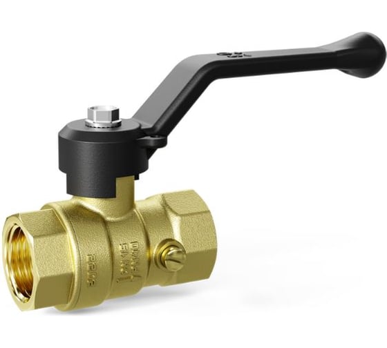 Кран шаровой LD Pride латунный для манометра 44.15.В-В.2М.Р Ду 15 Ру 40 рычаг с биркой LD 44.393.15 1