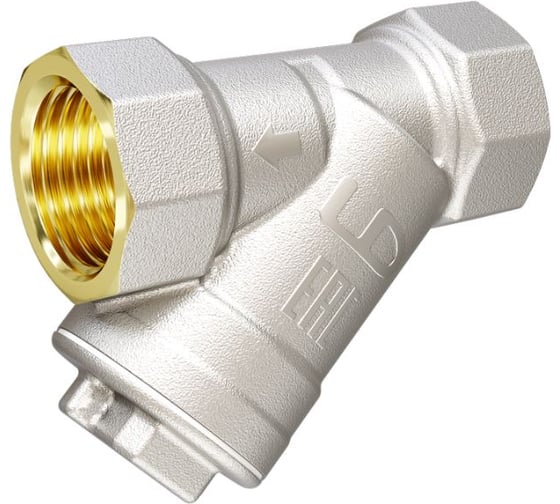 Фильтр косой латунный LD Pride 57.20.В-В Ду 20 Ру 40 в упаковке LD 57.111.4.20.M02 1