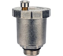 Воздухоотводчик поплавковый автоматический DN.ru CW617N-EPDM-T Ду15 Ру10 корпус латунь CW617N, материал золотника EPDM, резьбовой D030-00302