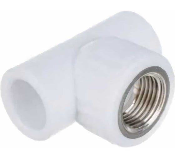 Переходной тройник VALFEX с внутренней резьбой, 32x1/2"х32, белый 10127232