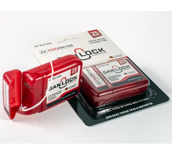 Нить для герметизации PROFACTOR PF SAN-LOCK Professional с силиконом 25м PF PST 540