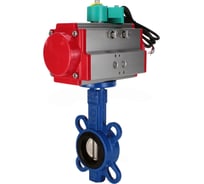 Затвор дисковый DN.ru GG25-316L-NBR Ду50 Ру16, пневмопривод DA-065, магнитный переключатель МППП-200 D050-85886