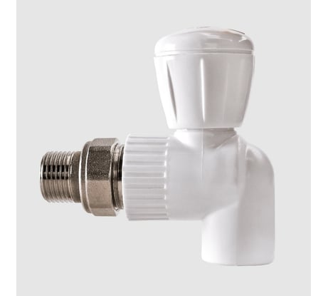 Шаровый кран для радиатора РВК ПП угловой D25 3/4 НР 020306