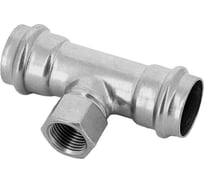 Пресс-тройник Kromwell из нержавеющей стали, с переходом на внутреннюю резьбу, 35х3/4х35 KW.SP932350535