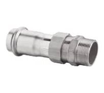 Пресс-фитинг Kromwell из нержавеющей стали, с наружной резьбой, разборный, 28х1 KW.SP991002806