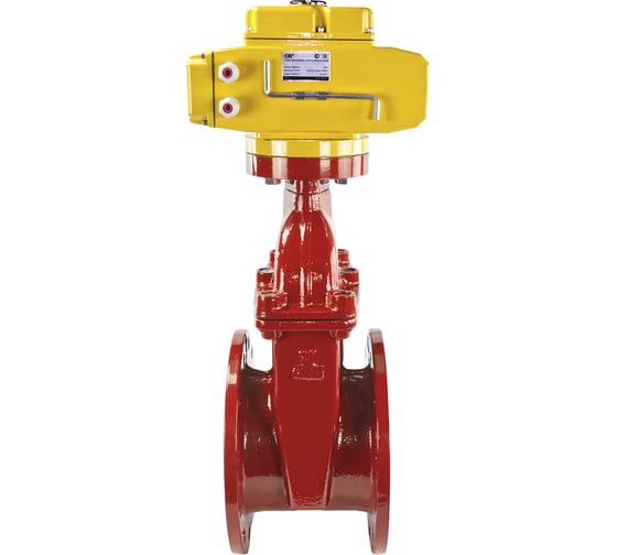 Задвижка DN.ru 30ч939р с обрезиненным клином GGG50-EPDM-F4-RED Ду200 Ру16 с электроприводом MT-200 220В D040-00745
