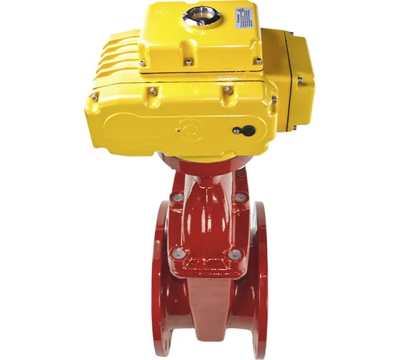 Задвижка DN.ru 30ч939р с обрезиненным клином GGG50-EPDM-F4-RED Ду200 Ру16 с электроприводом MT-200 220В D040-00745