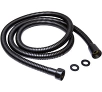 Шланг душевой MIXLINE 150 см имп/кон, EPDM, нерж.сталь черный матовый MIX-2-150 коробка 557319