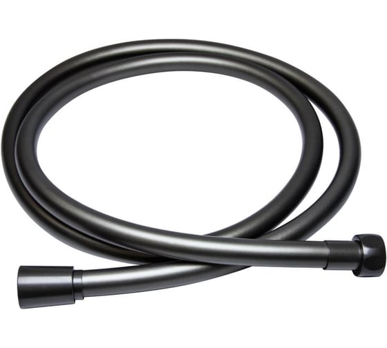 Шланг душевой MIXLINE 150 см имп/кон, силиконовый графит MIX-7-150 ЛЮКС блистер 557332 1