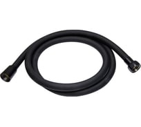 Шланг душевой MIXLINE 150 см имп/кон, силиконовый черный матовый MIX-7-150 ЛЮКС блистер 557329