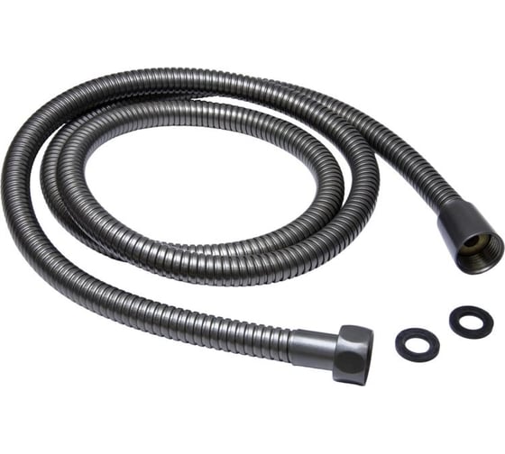 Шланг душевой MIXLINE 175 см имп/кон, EPDM, нерж.сталь графит MIX-2-175 коробка 557326 1
