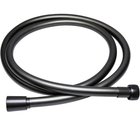 Шланг душевой MIXLINE 175 см имп/кон, силиконовый, графит MIX-7-175 ЛЮКС блистер 557333 1