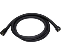 Шланг душевой MIXLINE 175 см имп/кон, силиконовый, черный матовый MIX-7-175 ЛЮКС блистер 557330