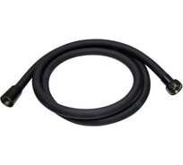 Шланг душевой MIXLINE 200 см имп/кон, силиконовый, черный матовый MIX-7-200 ЛЮКС блистер 557331