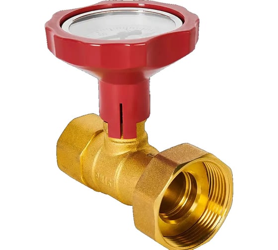 Кран шаровой латунный ROMMER RBV-0020-0201112 ВР 1 с накидной гайкой RG0092LAM1ARG7 1