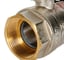 Кран шаровой неполнопроходной ROMMER RBV-0001-2110340 ВР/ВР, ручка рычаг 1 RG00938RJN7MG8 2