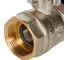Кран шаровой неполнопроходной ROMMER RBV-0001-2110332 ВР/ВР, ручка рычаг 1 RG00938RJN7A06 2